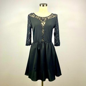 H&M Black Lace Dress